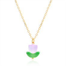 Load image into Gallery viewer, Holland Tulip Flower Necklace