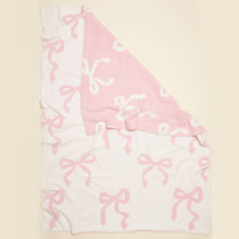 Load image into Gallery viewer, Bow Print Micro Fiber Blanket