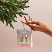 Load image into Gallery viewer, Glam Creaseless Clips 2pc Set - Rhinestone