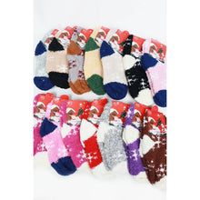 Load image into Gallery viewer, Kids Snowflake Fluffy Socks