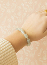 Load image into Gallery viewer, Aquamarine and Pearl Bracelet