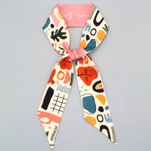 Load image into Gallery viewer, Silk Trail Ribbon Scarf