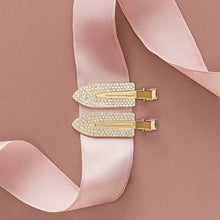 Load image into Gallery viewer, Glam Creaseless Clips 2pc Set - Rhinestone