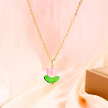 Load image into Gallery viewer, Holland Tulip Flower Necklace