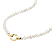 Load image into Gallery viewer, Charm Bar Pearl Necklace