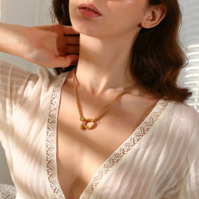 Load image into Gallery viewer, Charm Bar: Buckle Lock Necklace