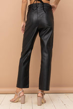 Load image into Gallery viewer, Black Leather Pants