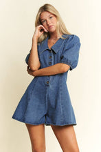 Load image into Gallery viewer, Blue Belle Romper