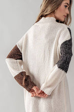 Load image into Gallery viewer, Loose Mock Neck Sweater Dress