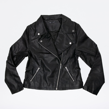 Load image into Gallery viewer, Vegan Leather Motorcycle Jacket