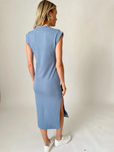 Load image into Gallery viewer, Lenore Blue Midi Dress