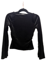 Load image into Gallery viewer, Carly Scrunch Velvet Top