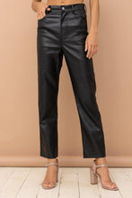 Load image into Gallery viewer, Black Leather Pants