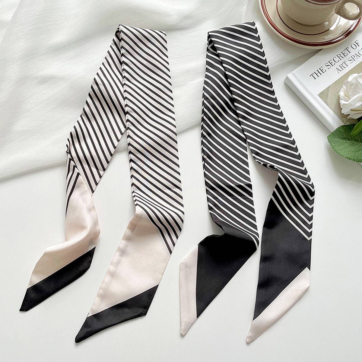 Satin Skinny Scarf