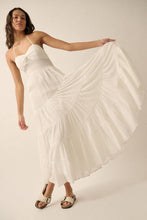 Load image into Gallery viewer, White Halter Maxi Dress
