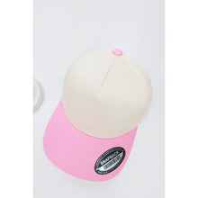 Load image into Gallery viewer, Sweetheart Two Tone Snap Back Baseball Cap: PINK / ONE
