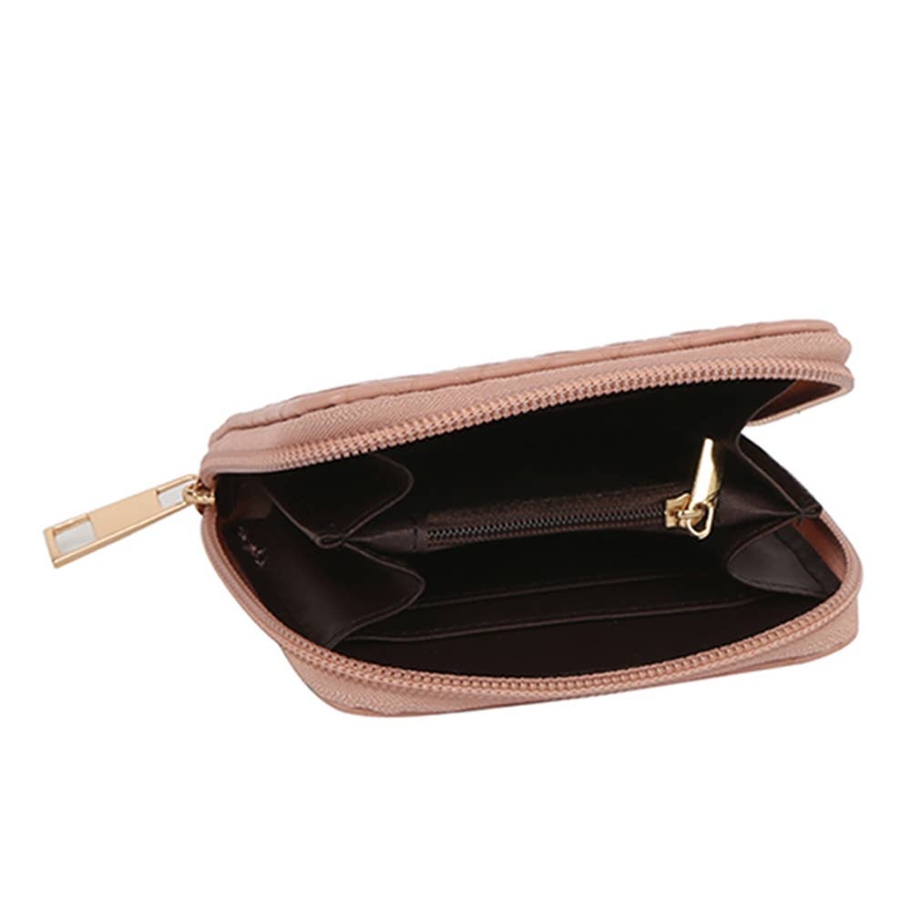 Briar Woven Zip Wallet