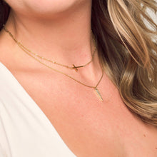 Load image into Gallery viewer, Gold Heavenly Cross Necklace
