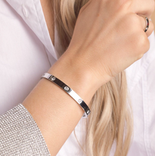 Load image into Gallery viewer, Corinne Silver Bangle
