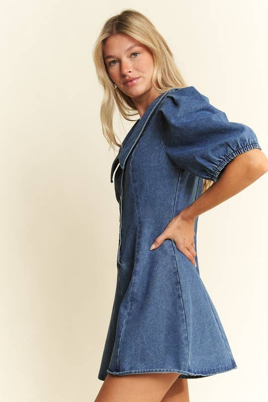 Blue Belle Romper
