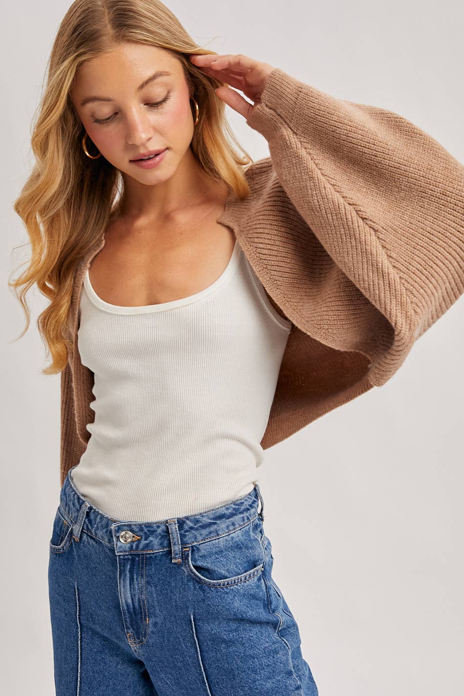 Cropped Knit Bolero