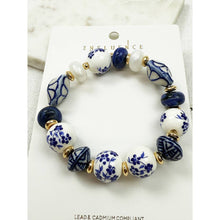 Load image into Gallery viewer, Terra Glow Ceramic Bead Bracelet
