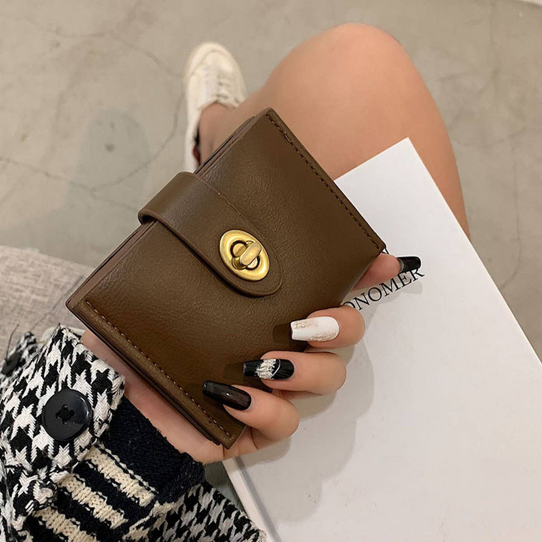 Classic Fold Retro Short Wallet