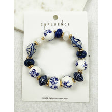 Load image into Gallery viewer, Terra Glow Ceramic Bead Bracelet
