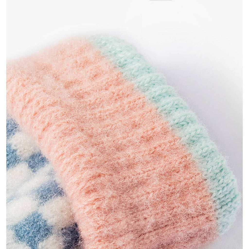 Plaid Touch Gloves