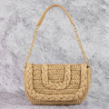 The Capri Raffia Shoulder Bag