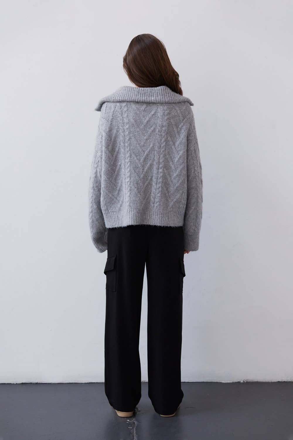 Mary-Ann Chunky Cable Knit Sweater