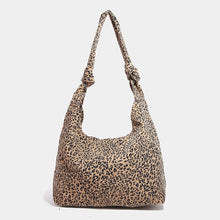 Load image into Gallery viewer, Knotted Strap Leopard Print Hobo Bag
