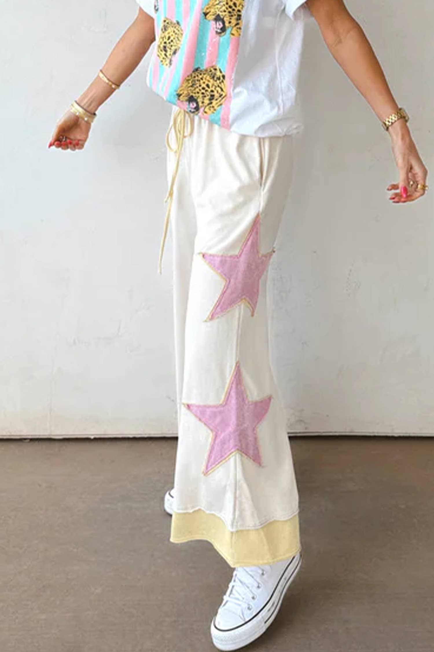 Summer Star Patchwork Pants