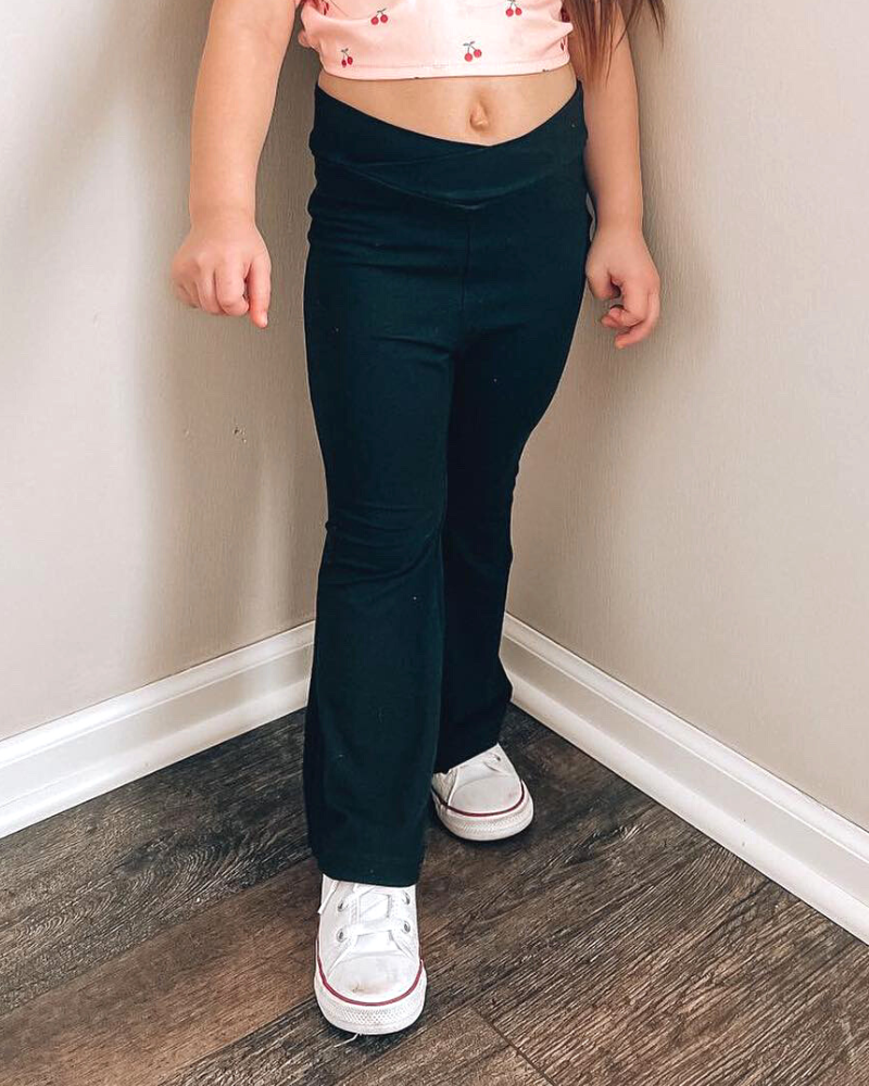 Crossover Flared Leggings