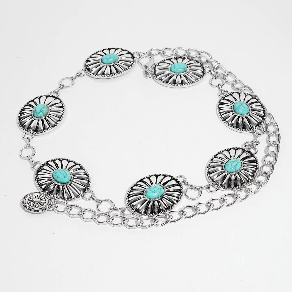 Wildflower Concho Chain Belt