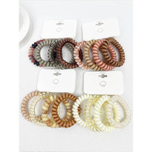 Load image into Gallery viewer, Spiral Hair Ties
