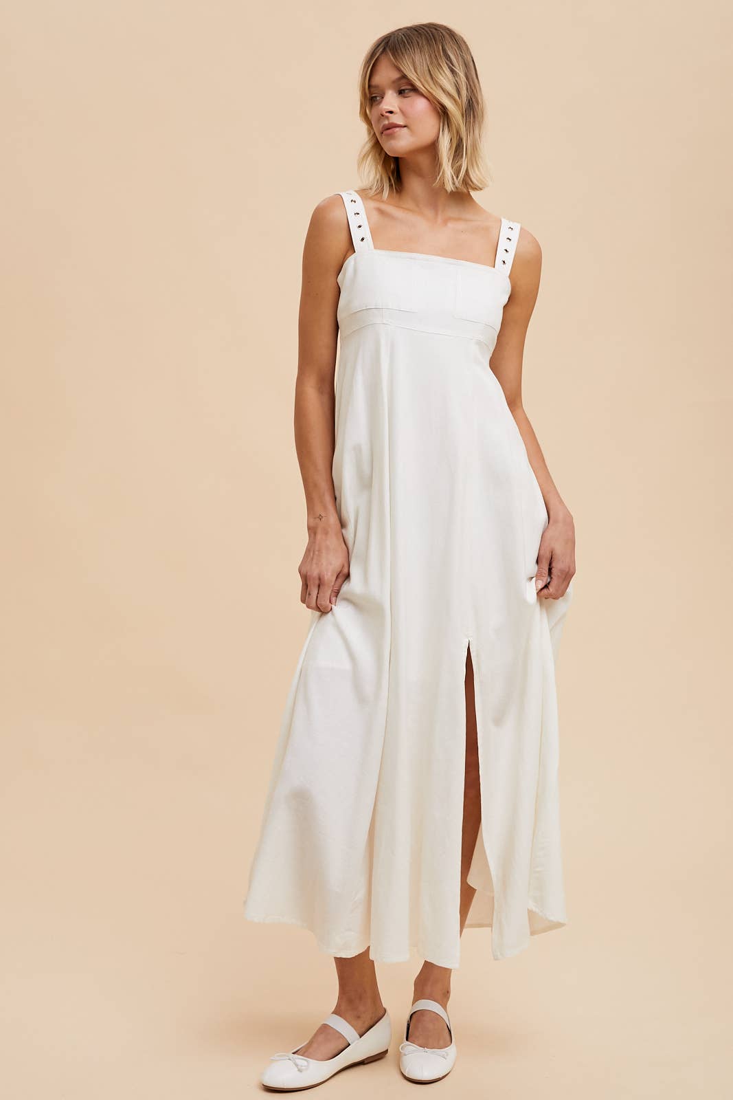 The Harbor Edge Linen Maxi