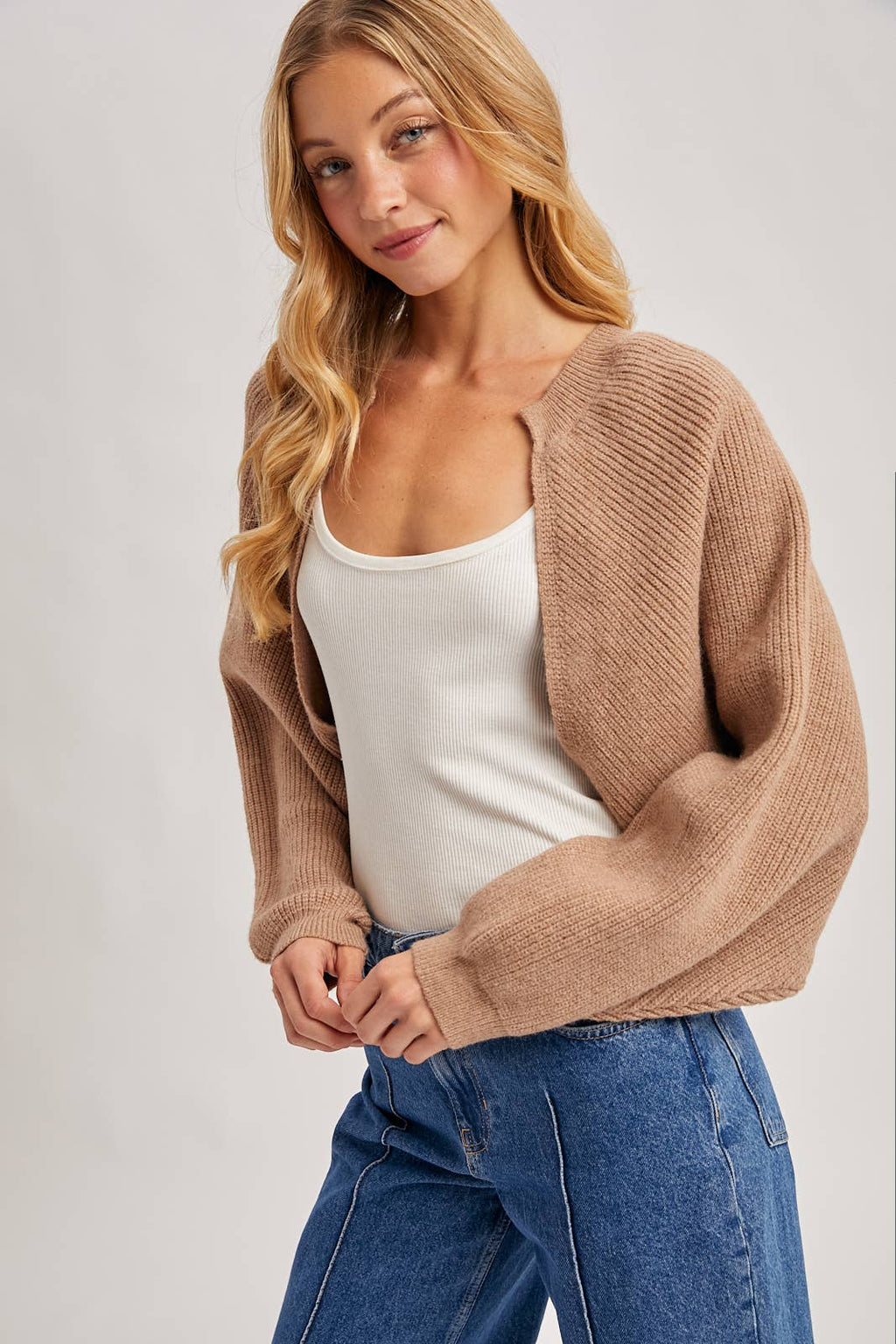 Cropped Knit Bolero