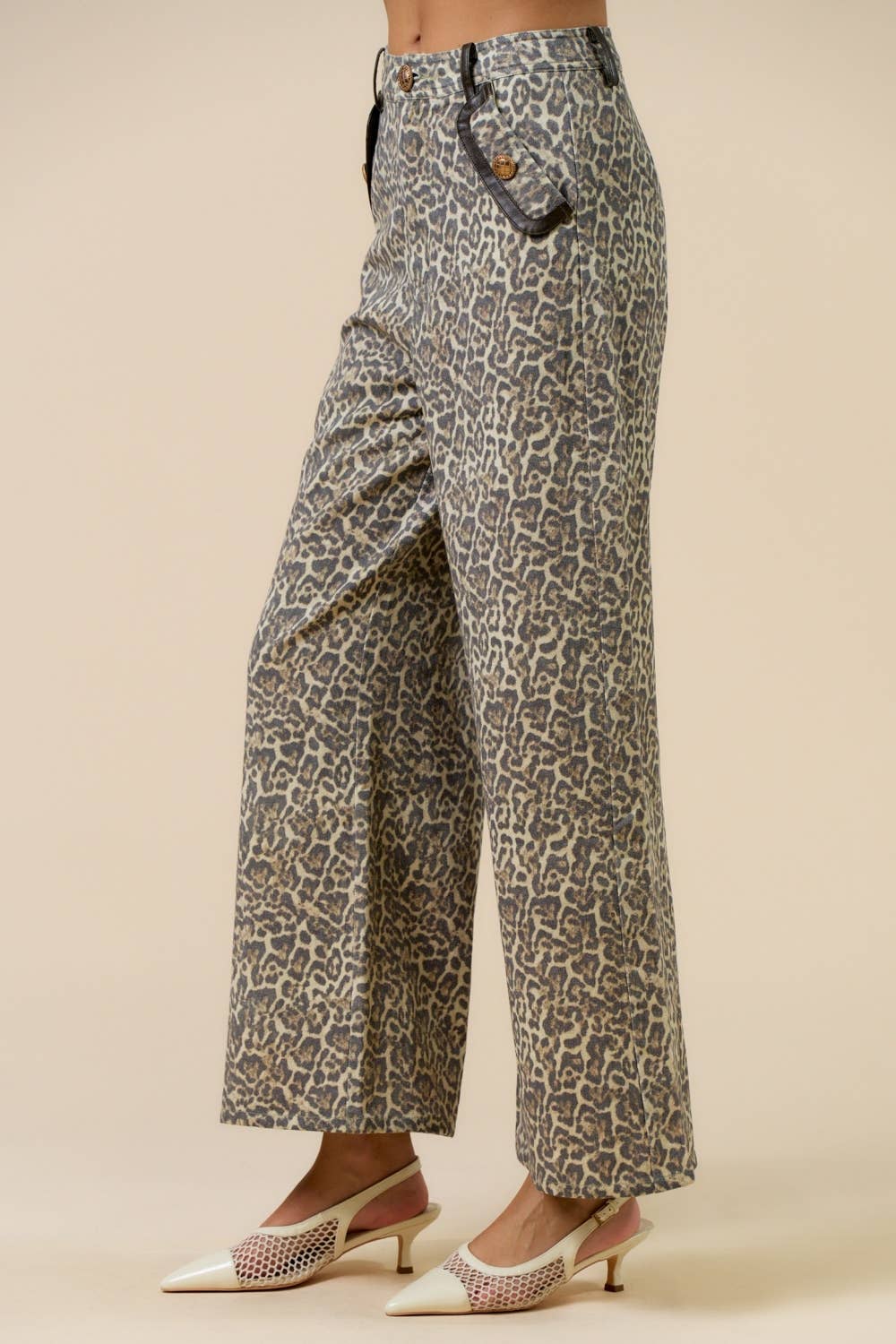 The Wild Side Leopard Denim