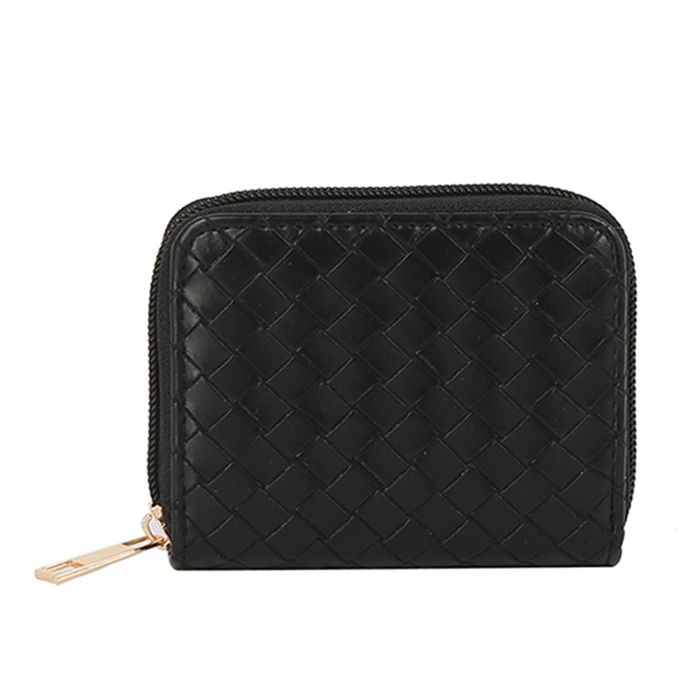 Briar Woven Zip Wallet