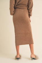 Load image into Gallery viewer, Ribbed Sweater Skirt
