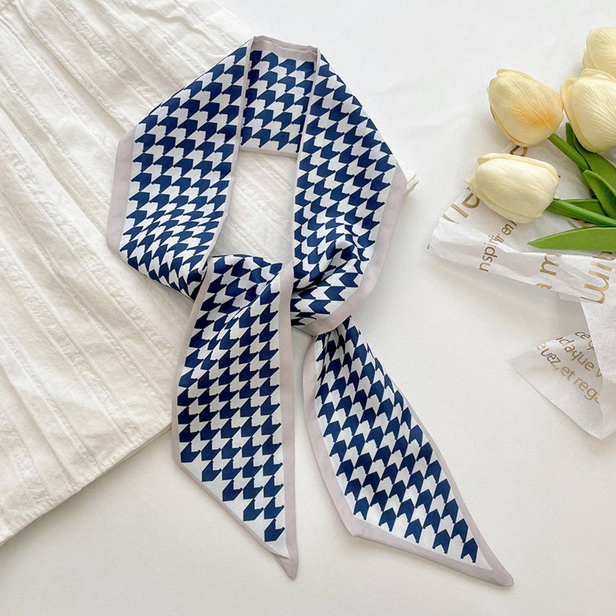 Satin Skinny Scarf