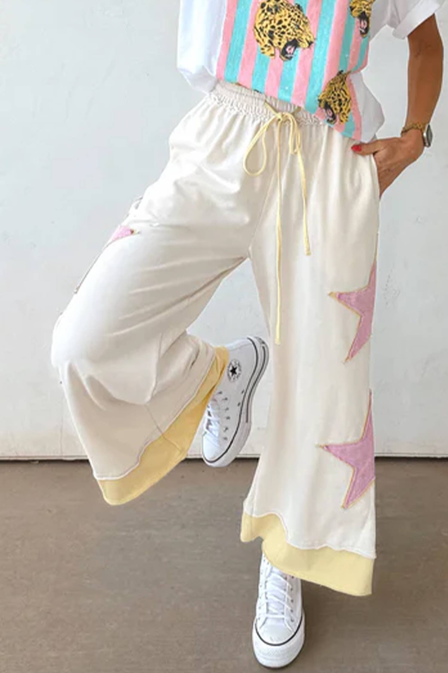Summer Star Patchwork Pants