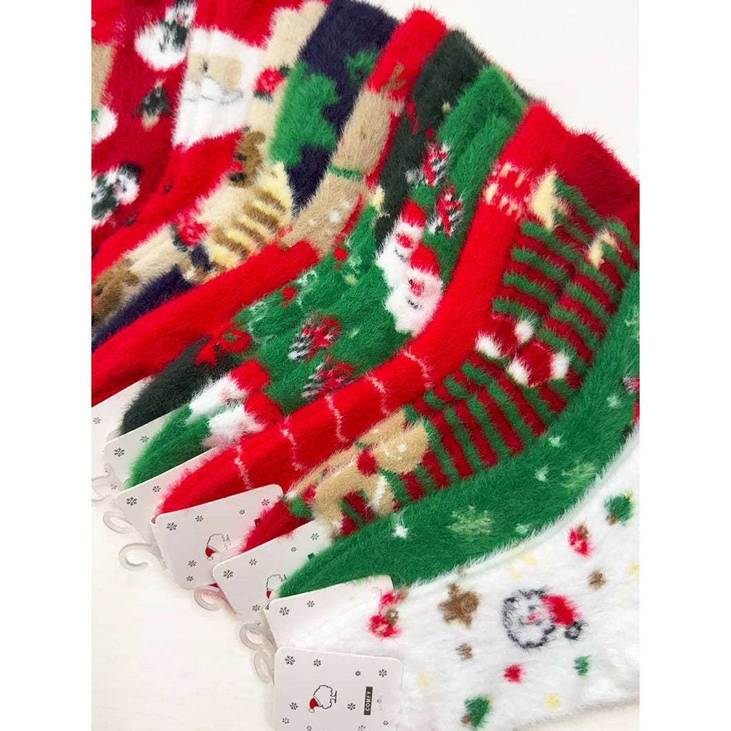 Holiday Cozy Crew Socks
