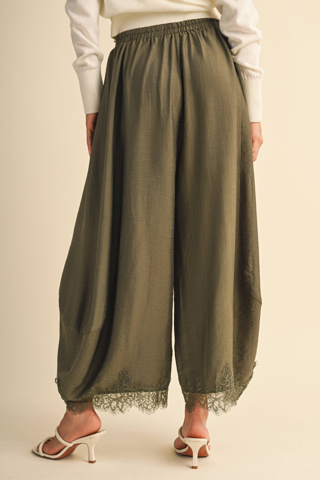 The Willow Lace Barrel Pants