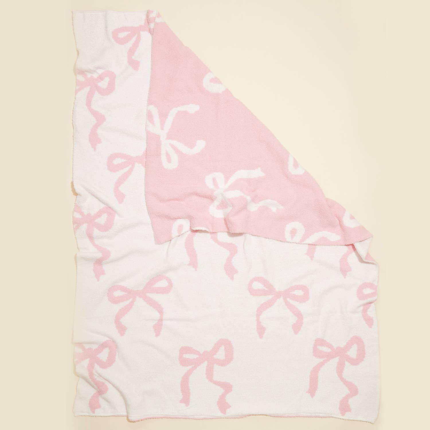 Bow Print Micro Fiber Blanket