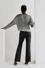 Load image into Gallery viewer, Alexandra Silver Laminated Sweater
