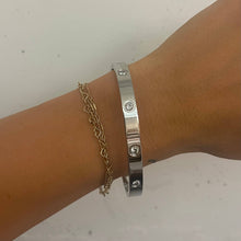 Load image into Gallery viewer, Corinne Silver Bangle
