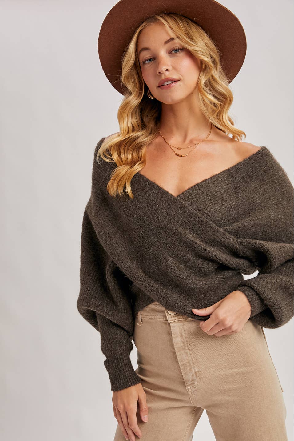 Jolie Crossover Knit
