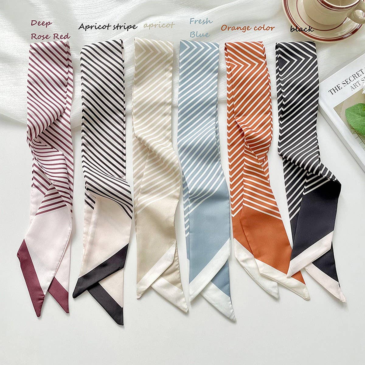 Satin Skinny Scarf